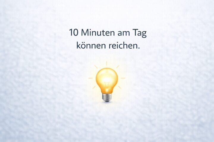 Schluss mit Perfektionismus